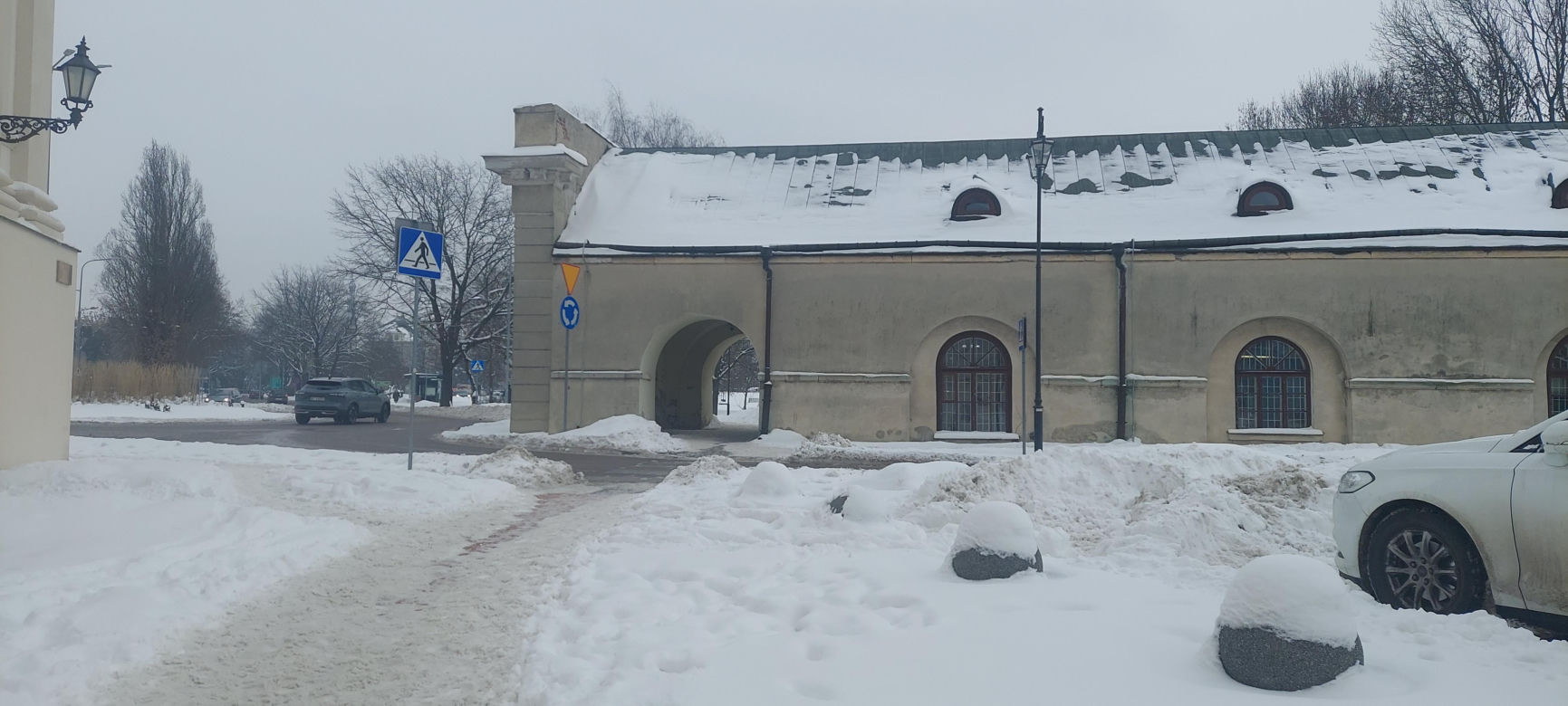 zima w Zamościu