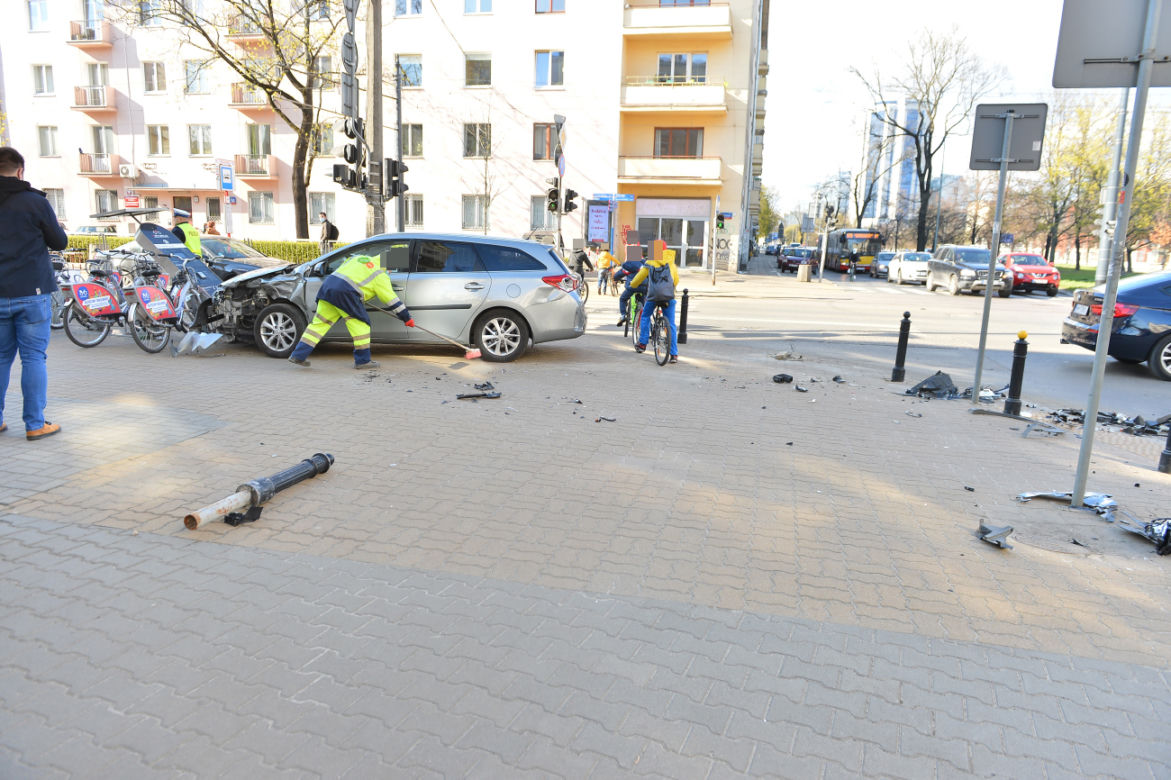 Demolka na Filtrowej miała miejsce ok. godz 16 