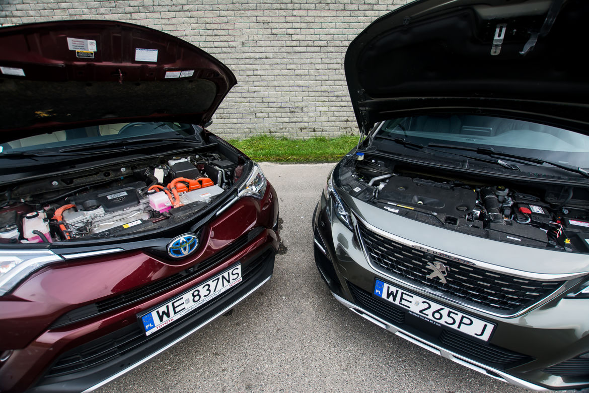 Diesel czy hybryda - Peugeot 3008 GT vs. Toyota RAV4 Hybrid