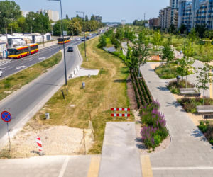 Park nad Południową Obwodnicą Warszawy w Warszawie