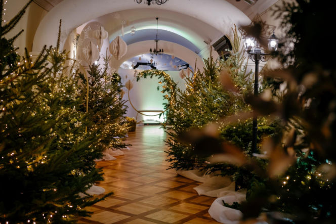 Zamek Książ w świątecznej odsłonie