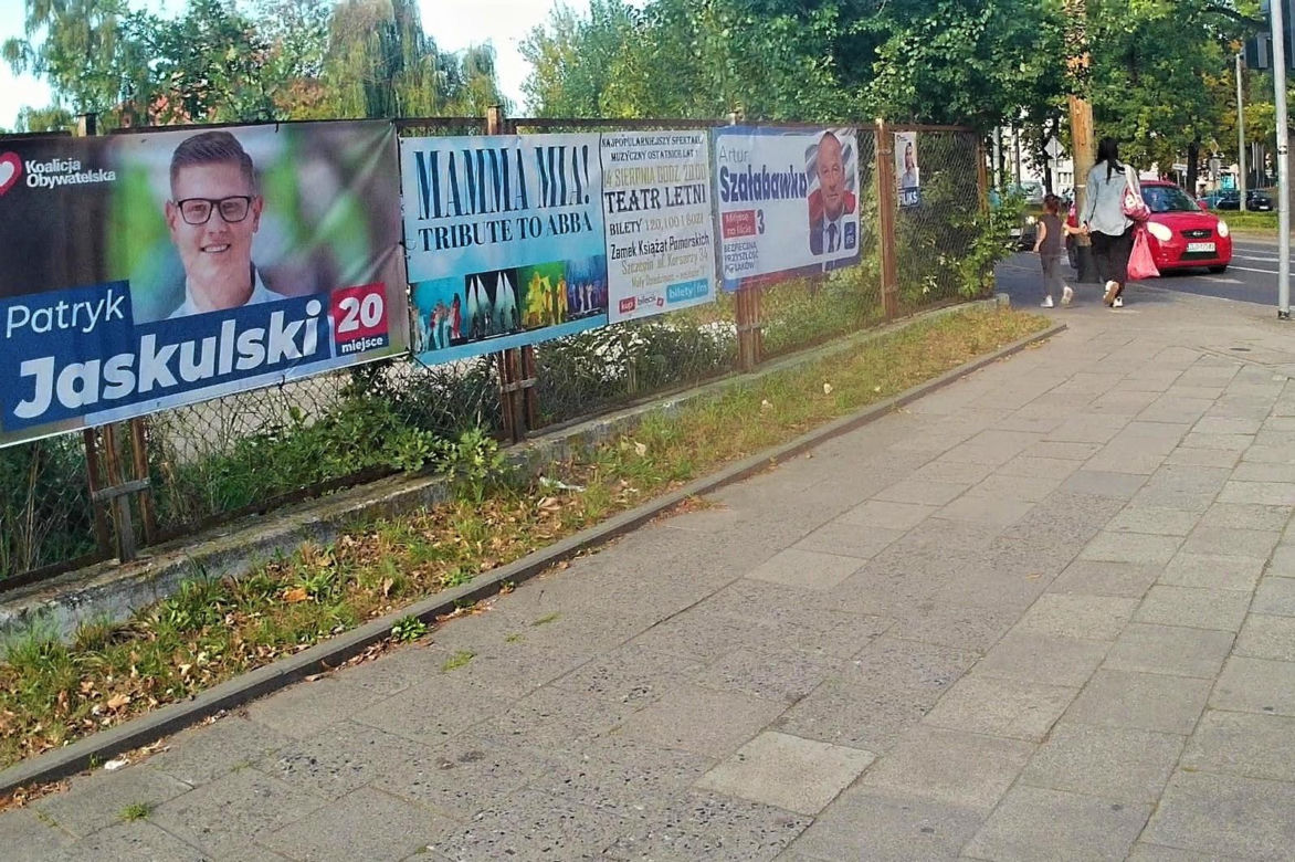 Kampania wyborcza i chaos estetyczny w Szczecinie