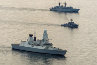 Royal Navy monitorowała rosyjskie okręty na Morzu Północnym i w kanale La Manche