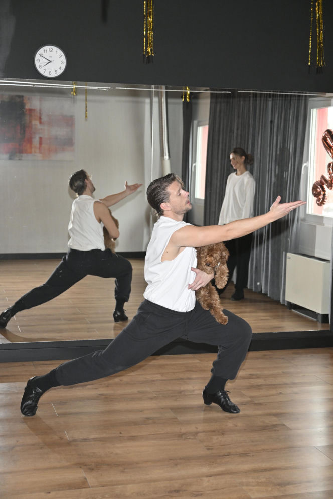 Sebastian Fabijański na probach do "Tańca z Gwiazdami"