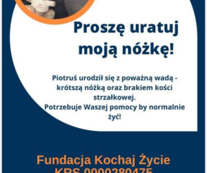 Piotruś chce normalnie chodzić