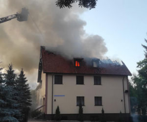 Tragiczny pożar plebanii w Nowym Stawie