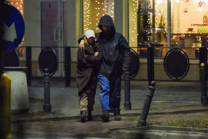 Agnieszka Kaczorowska i Marcin Rogacewicz na kolacji