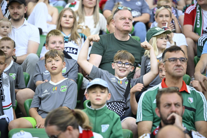 Legia Warszawa - Zagłębie Lubin: Zdjęcia kibiców