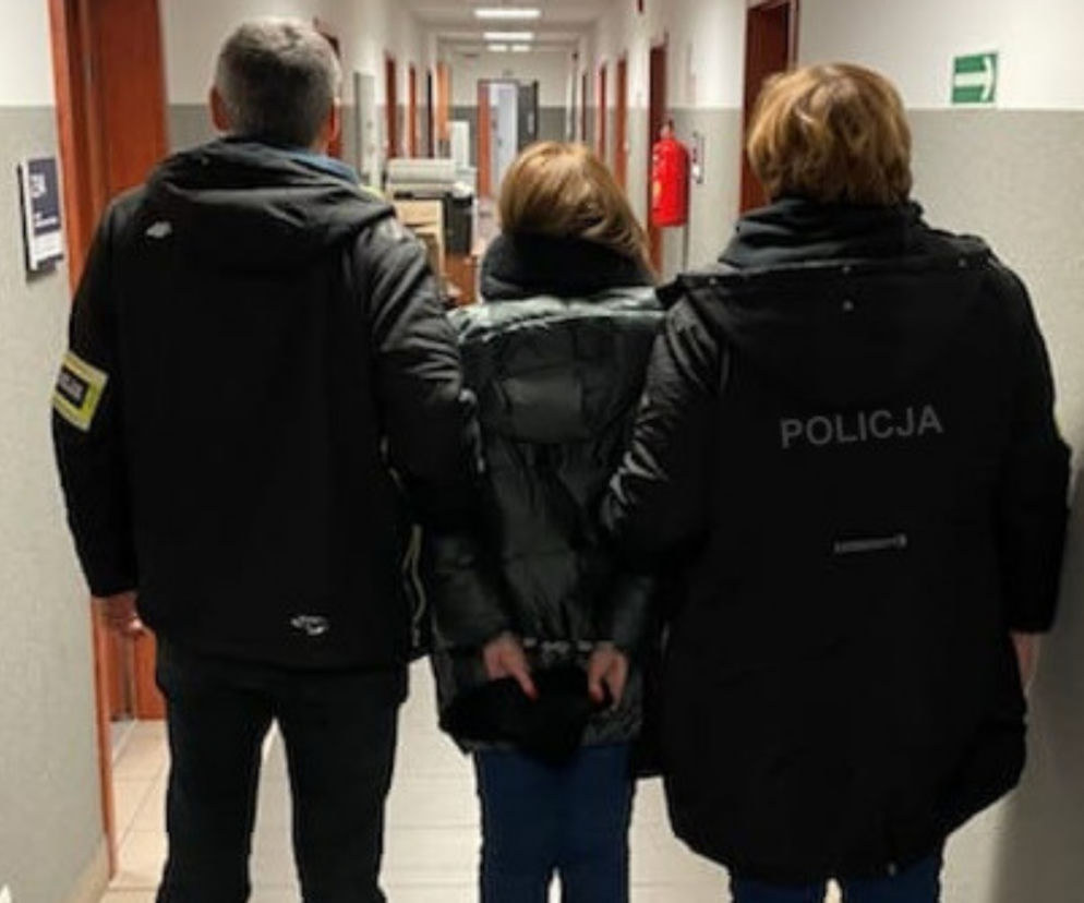 Policja aresztowała stażystkę