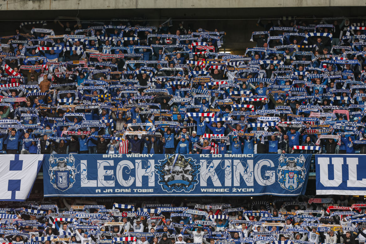 Lech Poznań - Cracovia. Tak bawili się kibice przy Bułgarskiej