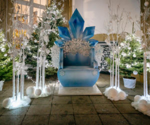 Zamek Książ w świątecznej odsłonie