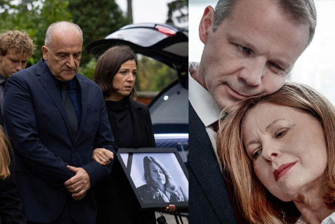 Pierwsza miłość, odcinek 4119: Wstrząsający pogrzeb Teresy. Matka Kingi sfinguje śmierć, by Mateusz wyszedł z więzienia! Psychol pojawi się na cmentarzu - ZDJĘCIA