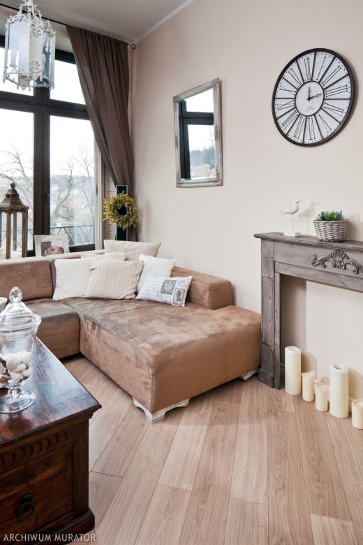 Beżowy salon