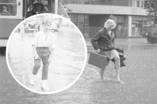 Warszawa zniknęła pod wodą! Zalane ulice i chodniki. Co tam się działo! Archiwalne zdjęcia z lat 60.