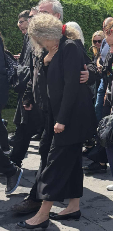Michał Czernecki z nową partnerką na pogrzebie Joanny Kołaczkowskiej