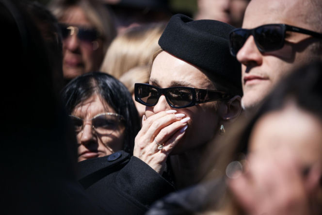 Ból, rozpacz, łzy. Poruszające sceny na pogrzebie Łukasza Litewki