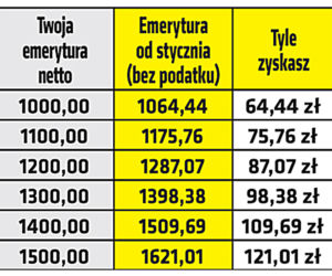 Emerytura bez podatku zatwierdzona jesienią