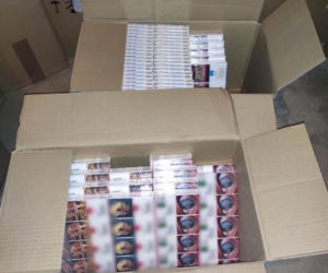 Magazyn nielegalnego spirytusu i papierosów zlikwidowany przez policję
