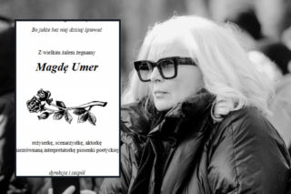 Kilka dni po śmierci Magdy Umer w prasie pojawił się chwytający za serce nekrolog: Z wielkim żalem żegnamy