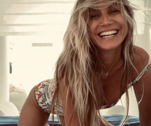 Heidi Klum. Seksowna nawet w majtach gigantach 