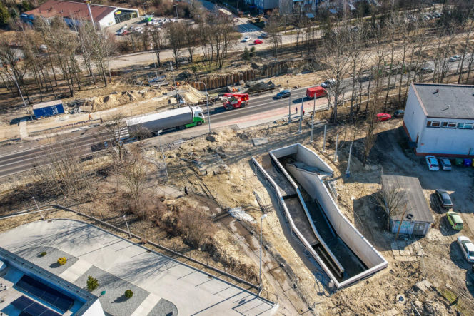 Przebudowa DK94 w Olkuszu - marzec 2026