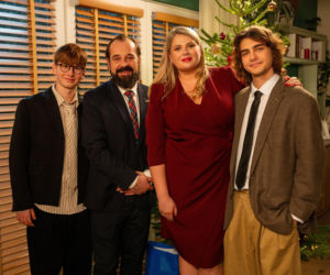 Barwy szczęścia, odcinek 3376: Romeo (Jacek Tyszkiewicz), Aleks (Hubert Wiatrowski), Borys (Jakub Wieczorek), Aldona (Elżbieta Romanowska)