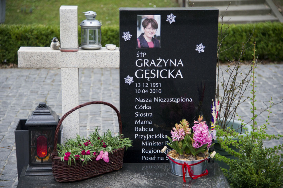 Grób Grażyny Gęsickiej
