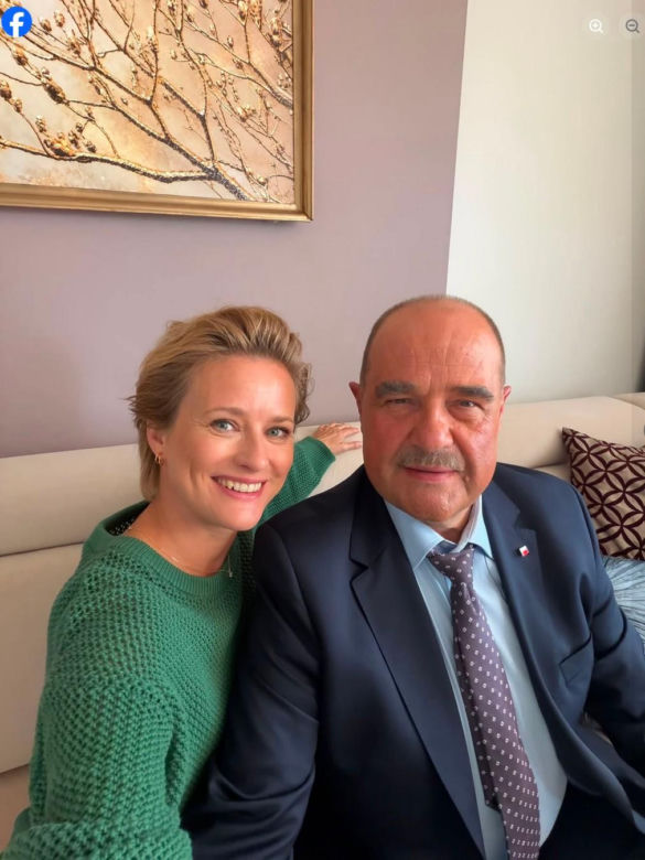 Ranczo. Klaudia (Marta Chodorowska), Paweł Kozioł (Cezary Żak)