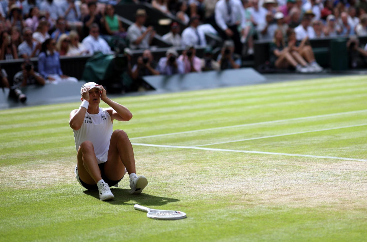 Iga Świątek wygrywa Wimbledon