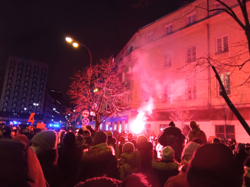 Strajk kobiet w Warszawie (29.01.2021)