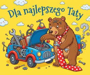 Zabawna kartka na Dzień Taty