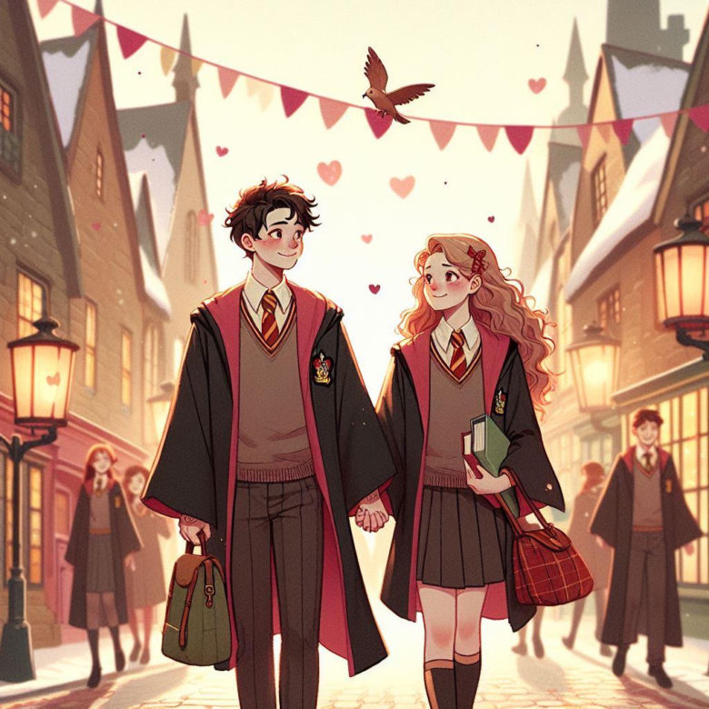 Harry Potter. Walentynki w Hogwarcie. Tak wyglądał zamek w święto zakochanych! [GALERIA]