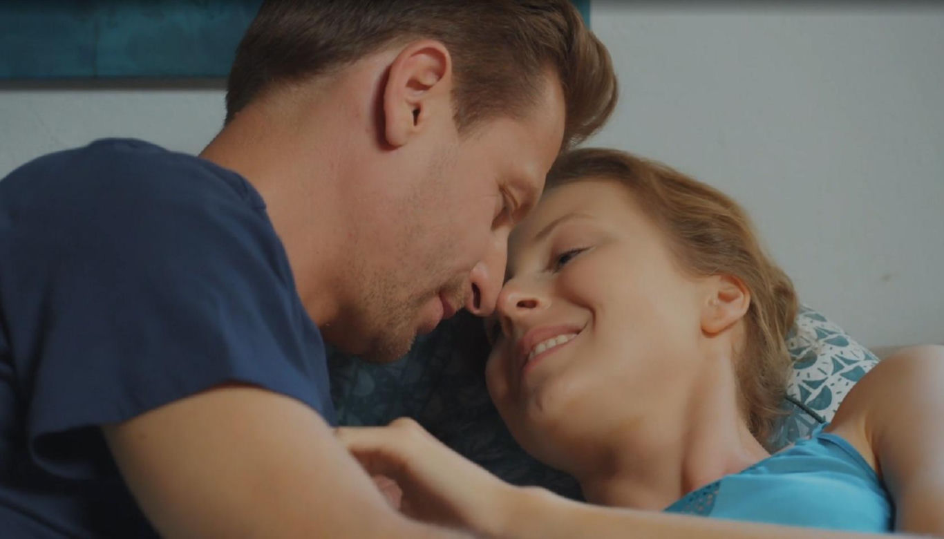 M jak miłość. Adam Karski (Patryk Szwichteberg), Natalka (Dominika Suchecka)