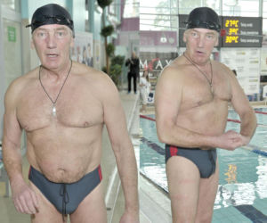 78-letni Karol Strasburger ma ciało jak młodzian. Był znakomitym sportowcem, ćwiczył całe życie