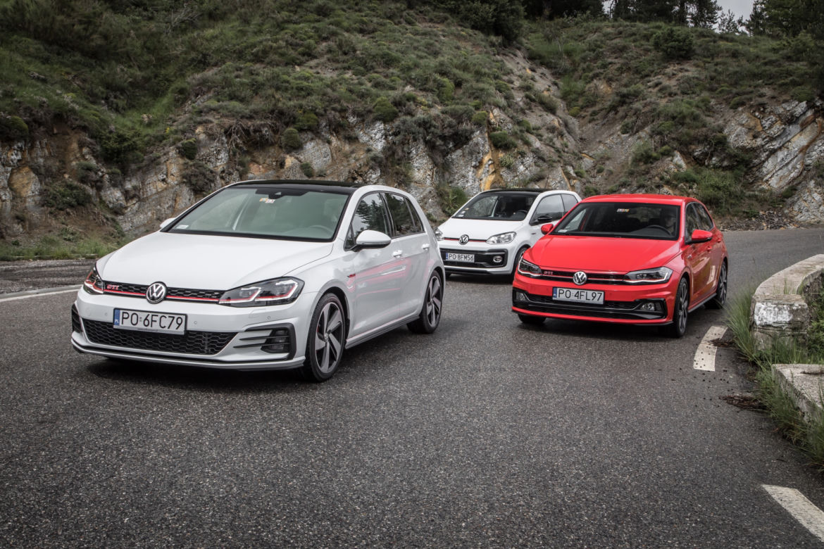 Volkswagen Golf GTI, VW Polo GTI, VW up! GTI