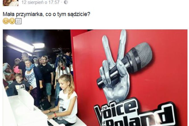 Monika Urbanowicz w The Voice Of Poland