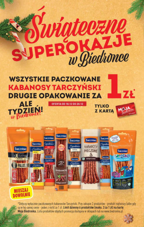 Banany i mleko za darmo w Biedronce! Wielkie rabaty