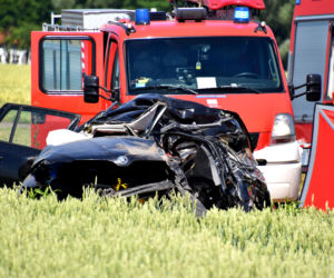 Elżbietów. Potworny wypadek pod Sochaczewem. Nie żyje pięć osób