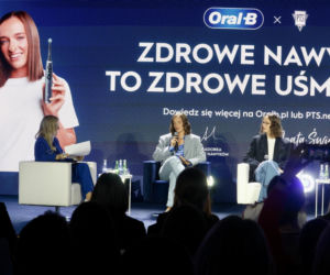 Iga i Agata Świątek na konferencji otwierającej kampanię Oral-B