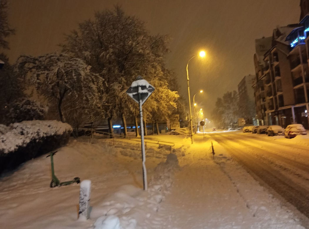Atak zimy w Białymstoku [25.01.2021]