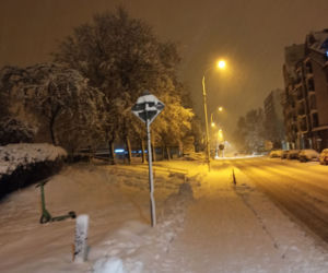 Atak zimy w Białymstoku [25.01.2021]
