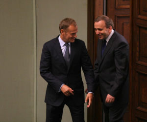 Donald Tusk i Grzegorz Schetyna
