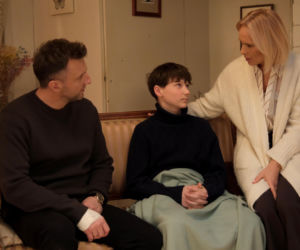 M jak miłość, odcinek 1931: Franek (Jarosław Śmigielski), Bartek (Arkadiusz Smoleński), Dorota (Iwona Rejzner)