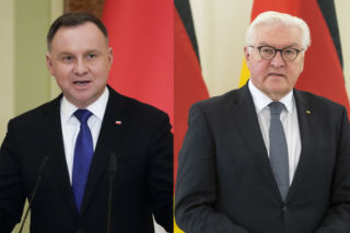 Prezes straszy Niemcami, a Duda przybija im piątkę. Relacje z Berlinem kwitną wbrew Kaczyńskiemu