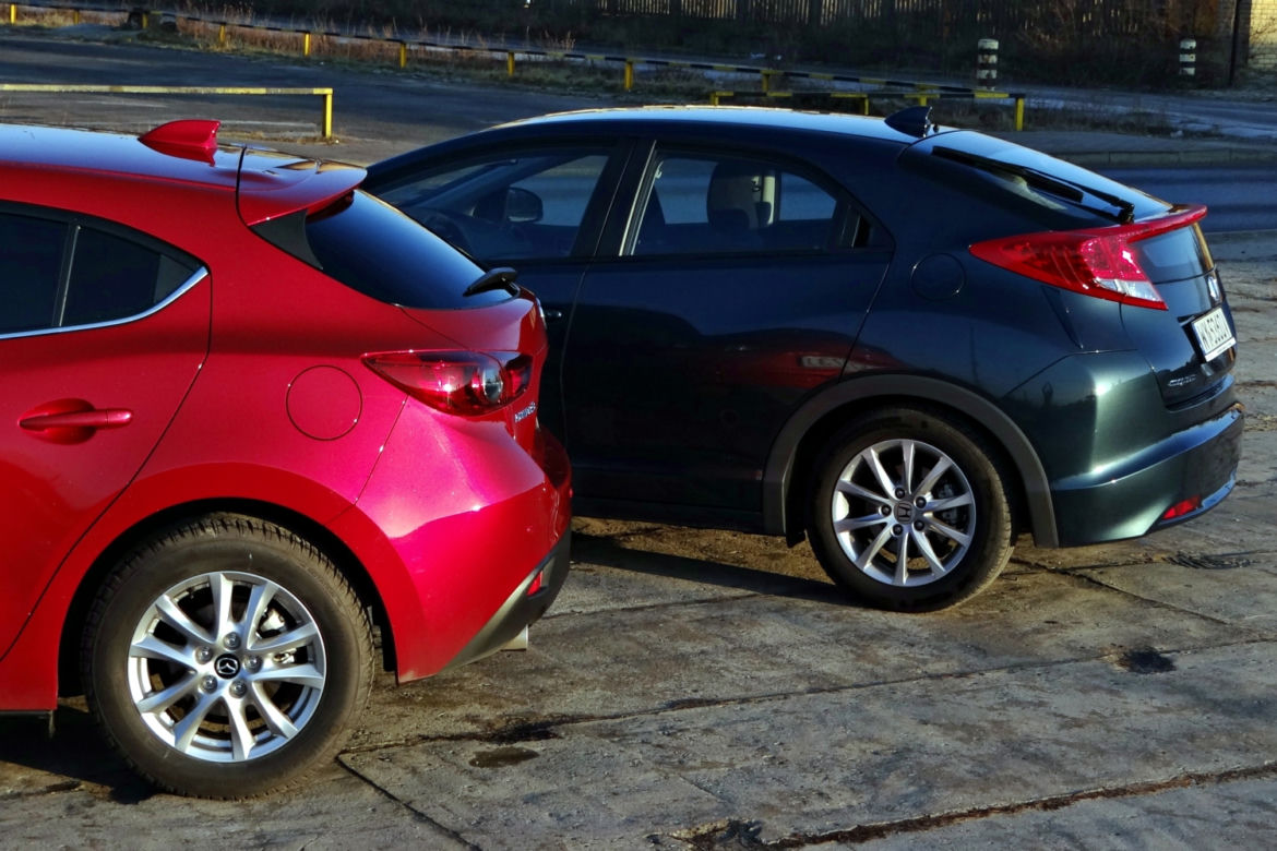 Honda Civic IX kontra nowa Mazda 3