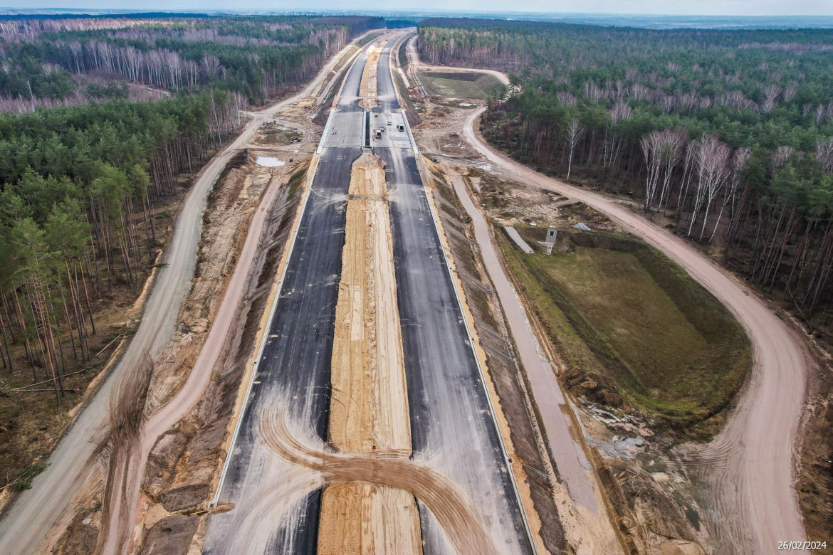 Budowa autostrady A2 Kałuszyn - Groszki