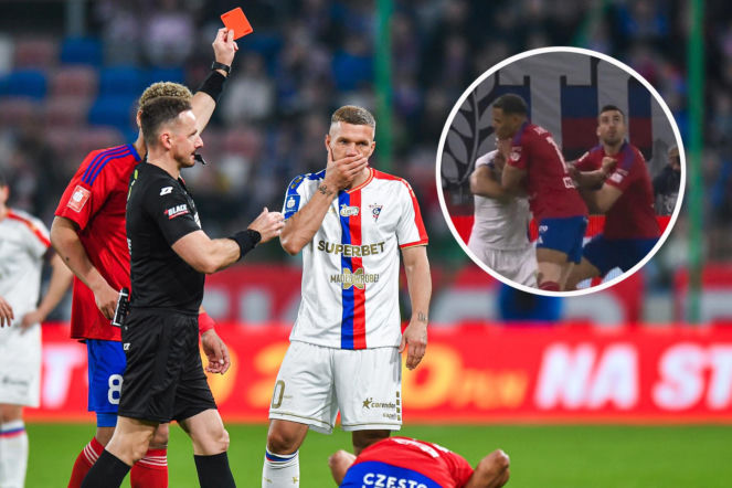 Podolski go zbił, ten mu odpowiedział przed kamerami. Bardzo mocna riposta