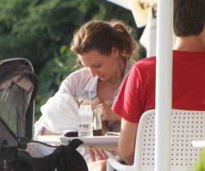 Magdalena Boczarska z dzieckiem