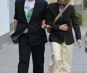 Katarzyna Wajda czekając na rozwód, całowała się w sądzie