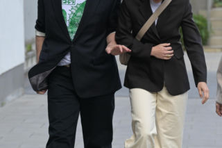 Katarzyna Wajda czekając na rozwód, całowała się w sądzie